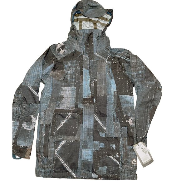 NEW $480 Burton 3L Prospect Jacket! Vaporshell Dry Ride RARE JAPANESE BORO PRINT - Picture 7 of 7